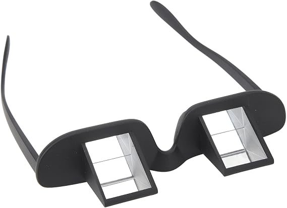 90° Lazy Prism Glasses for Lying Down, Reading & TV