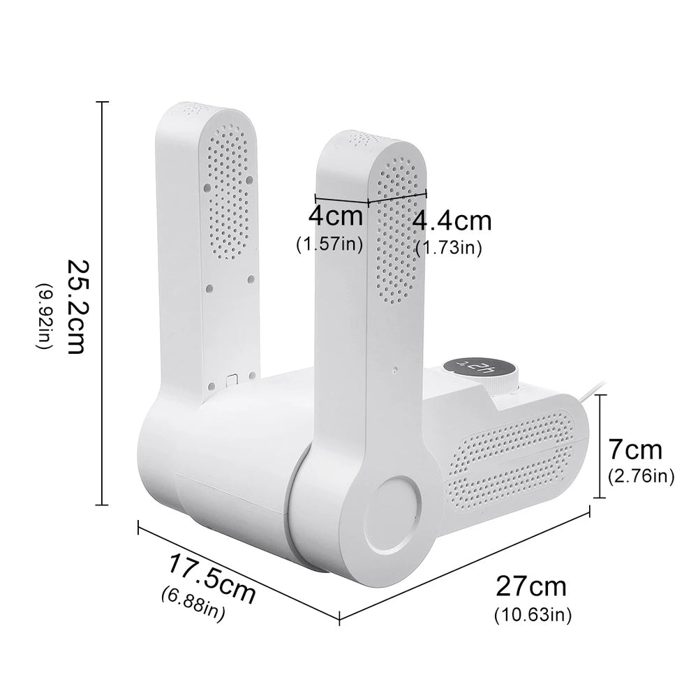 360° Shoe Dryer & Deodorizer with 120-Minute Timer