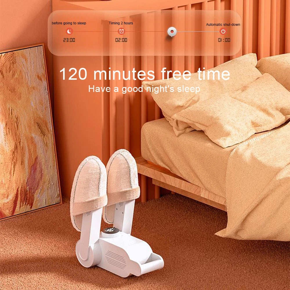 360° Shoe Dryer & Deodorizer with 120-Minute Timer