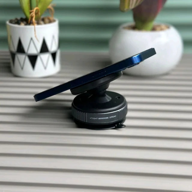 K009 Vacuum Suction Magnetic Phone Holder, 360° Adjustable