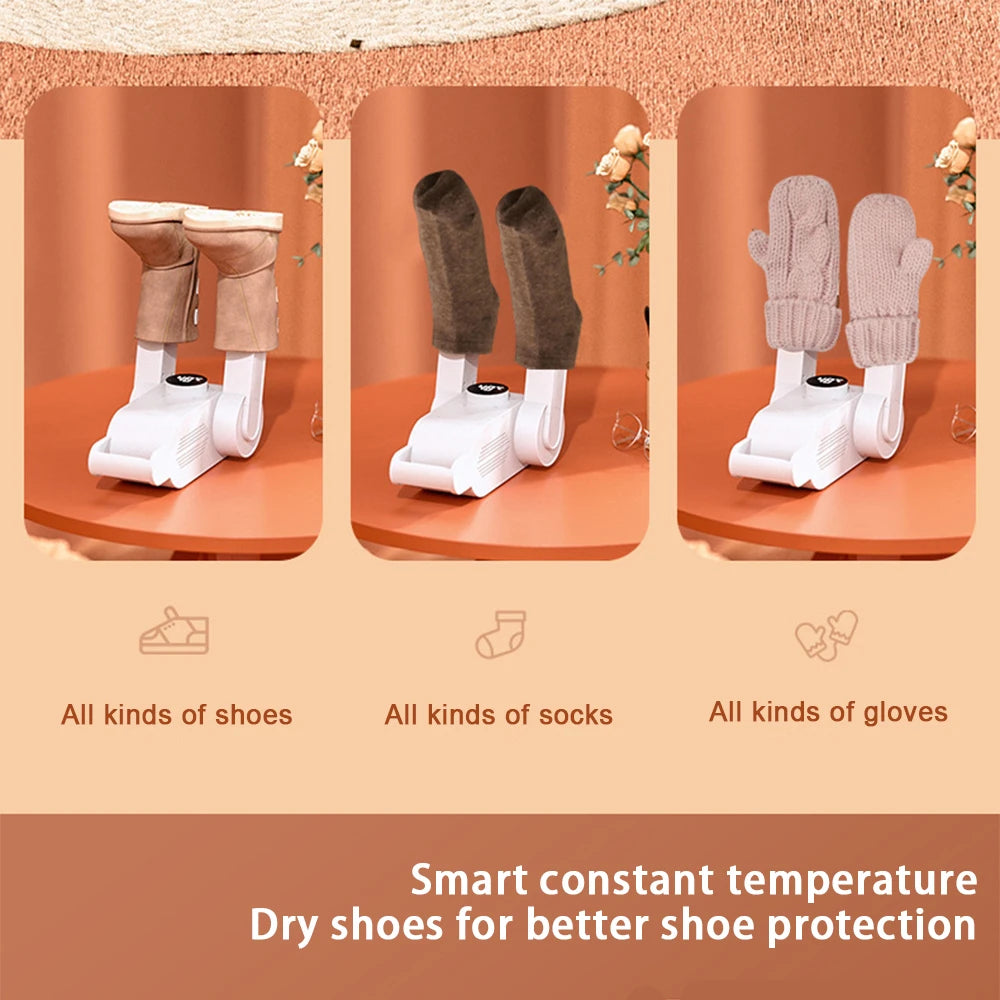 360° Shoe Dryer & Deodorizer with 120-Minute Timer